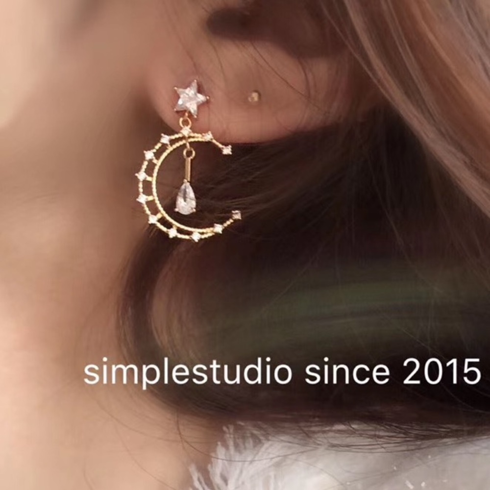 Cynthia Earring（14k gold planted）